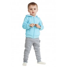 Костюм детский "Половинки" голубой серый Funky Babysuit Halves Blue Gray