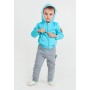 Костюм детский "Половинки" голубой серый Funky Babysuit Halves Blue Gray