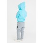 Костюм детский "Половинки" голубой серый Funky Babysuit Halves Blue Gray