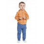 Костюм детский "Половинки" горчица индиго Funky Babysuit Halves Mustard Indigo